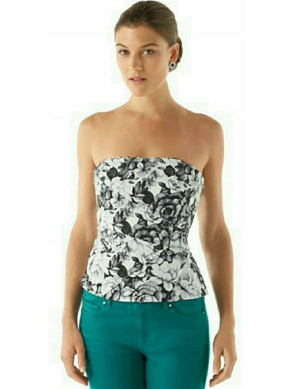 NWOT WHBM Floral Bustier| Size 2